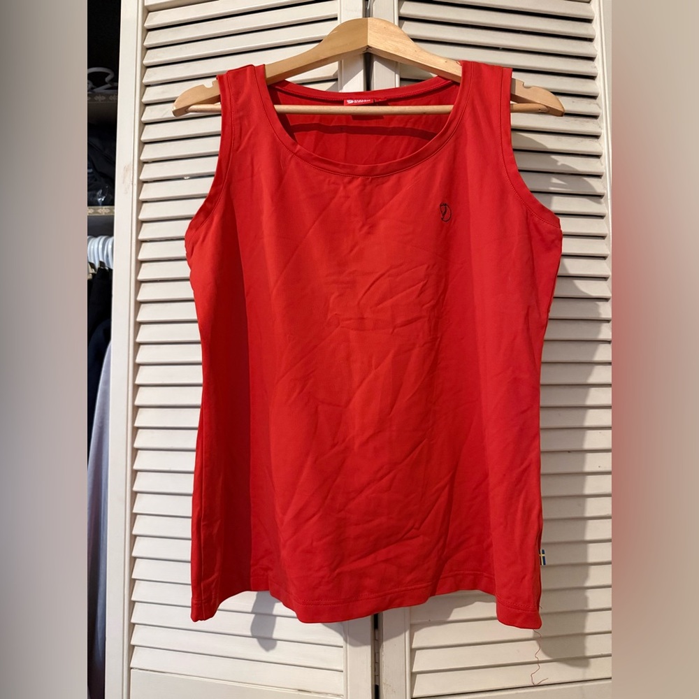 Fjallraven Red Tank Top